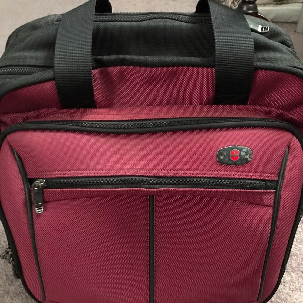 Trolley luggage for quick trips.